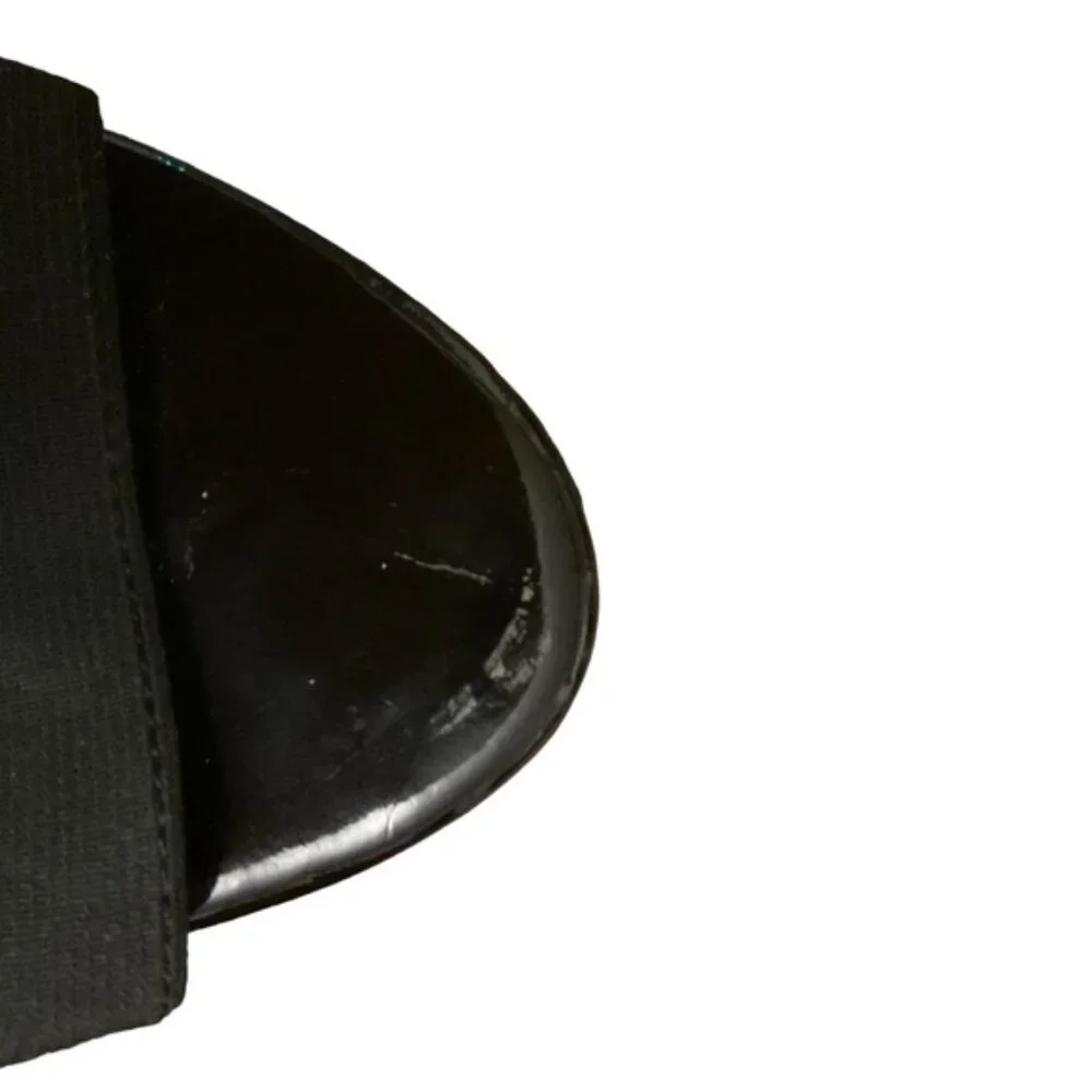 Andrew Geller | Black Wedges with Tan Base | Size 6.5